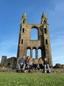 Family at St.Andrews Cathedral